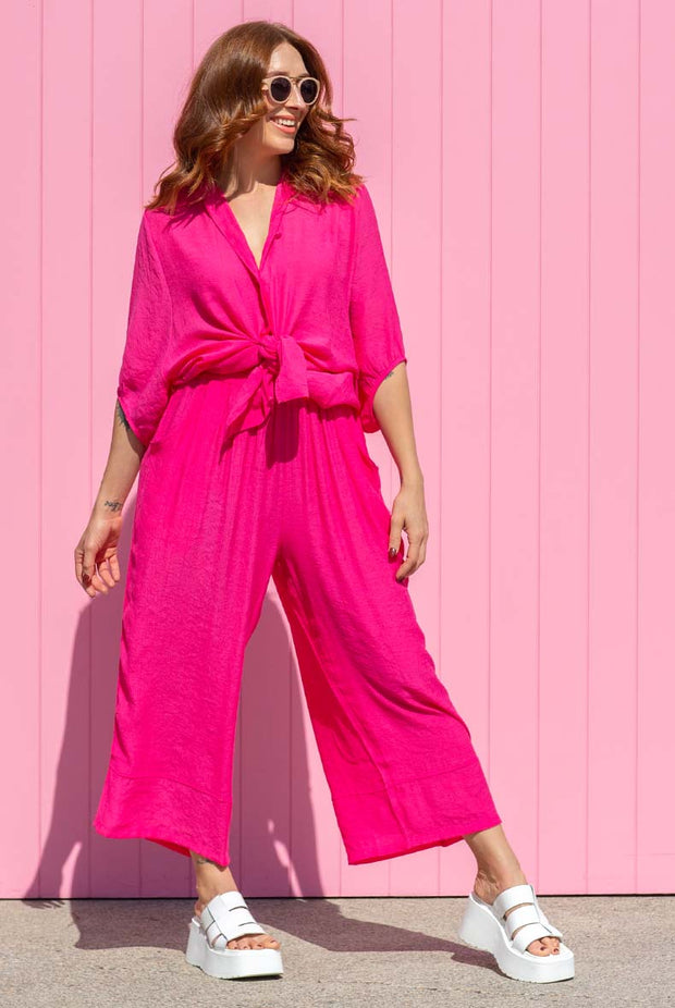 Burleigh 3/4 Pants - Hot Pink