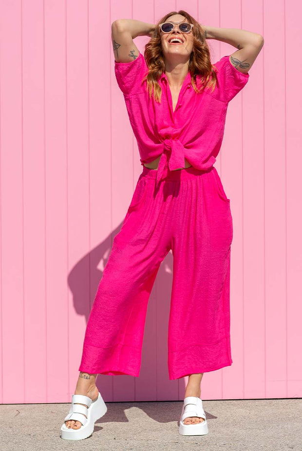 Burleigh 3/4 Pants - Hot Pink