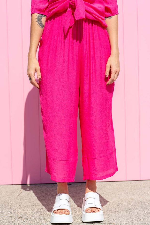 Burleigh 3/4 Pants - Hot Pink