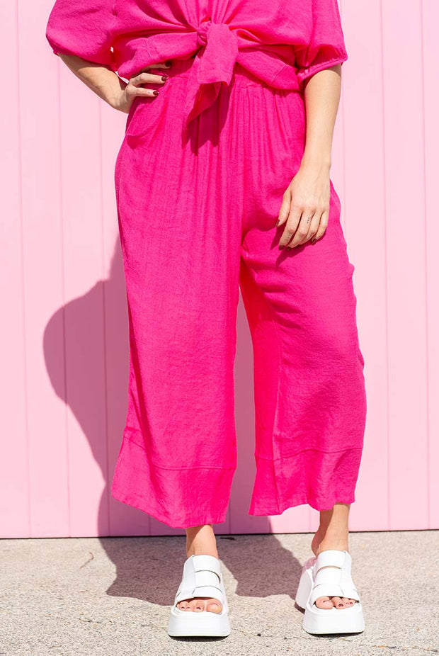 Burleigh 3/4 Pants - Hot Pink