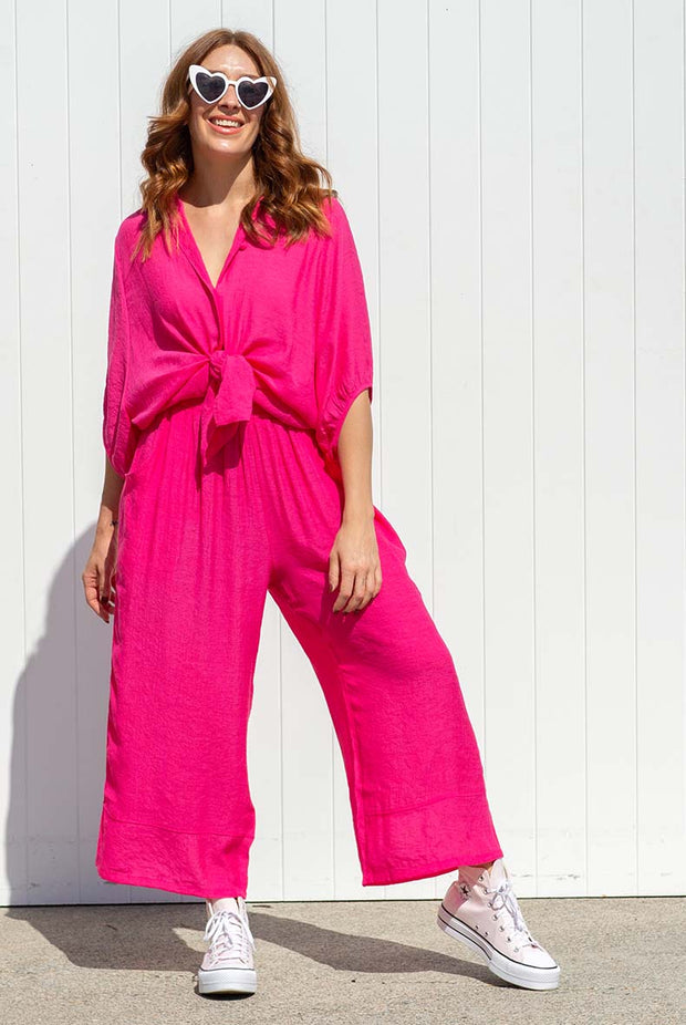 Burleigh Shirt - Hot Pink