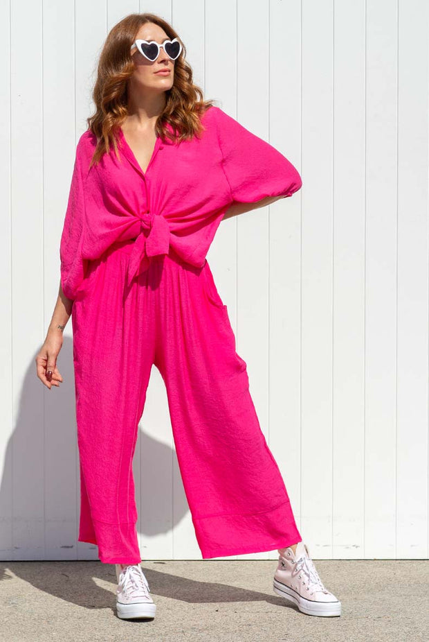 Burleigh 3/4 Pants - Hot Pink