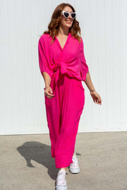 Burleigh 3/4 Pants - Hot Pink