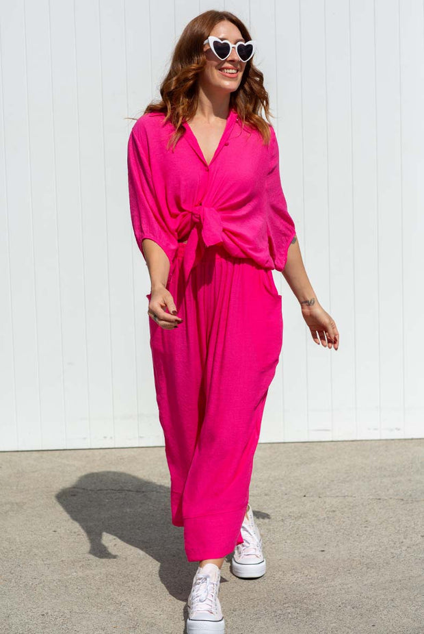 Burleigh 3/4 Pants - Hot Pink