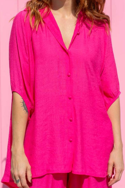 Burleigh Shirt - Hot Pink