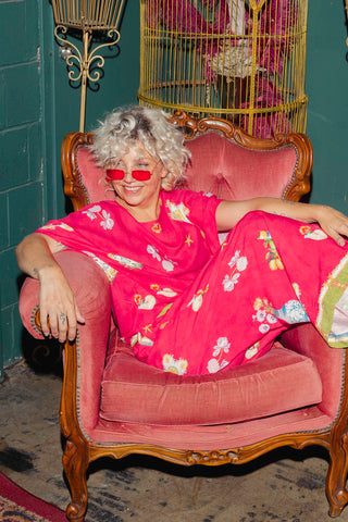 Classic Lounge Pants - Scarlet Garden