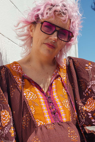 Classic Boho Dress - Amber
