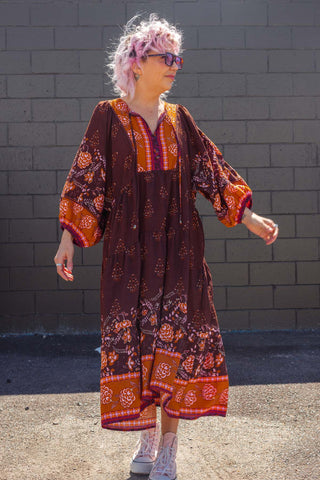 Classic Boho Dress - Amber