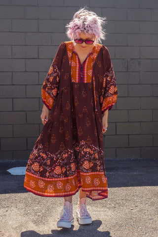 Classic Boho Dress - Amber