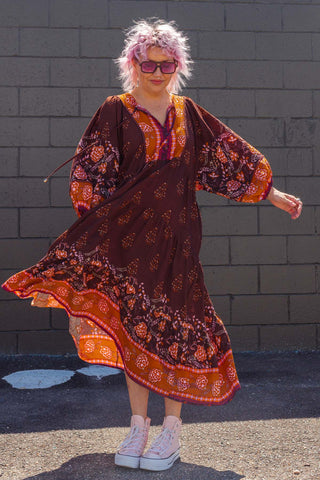 Classic Boho Dress - Amber