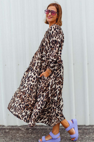 Classic Boho Dress - Leopard