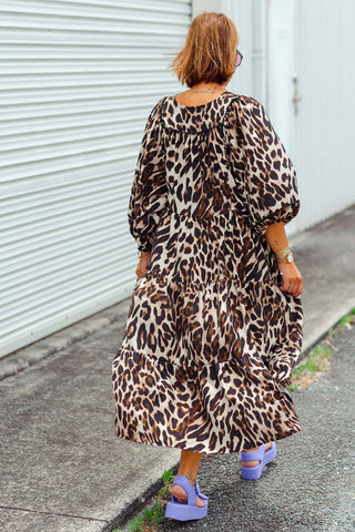 Classic Boho Dress - Leopard