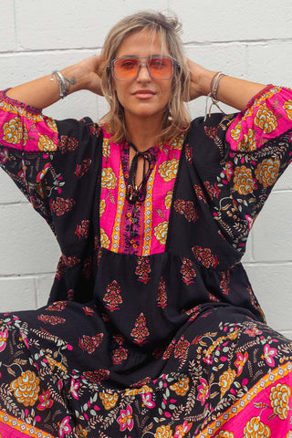 Classic Boho Dress - Seraphina Black