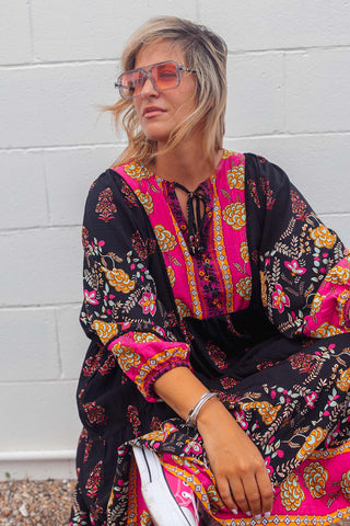 Classic Boho Dress - Seraphina Black