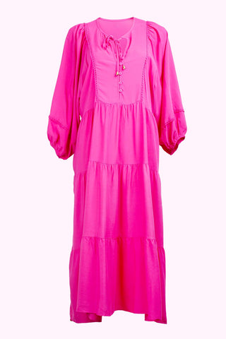 Classic Boho Dress - Pink