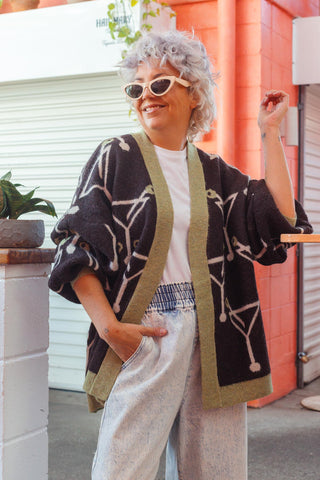 Classic Relaxed Cardi -  Dirty Martini