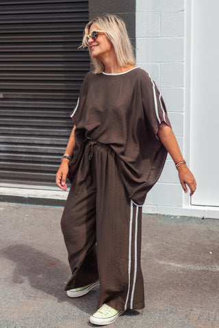 Classic Drape Top - Chocolate