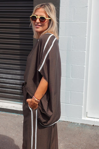 Classic Drape Top - Chocolate