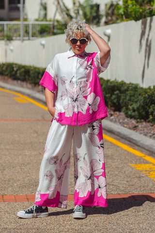 Classic Lounge Pants - Pink Bloom
