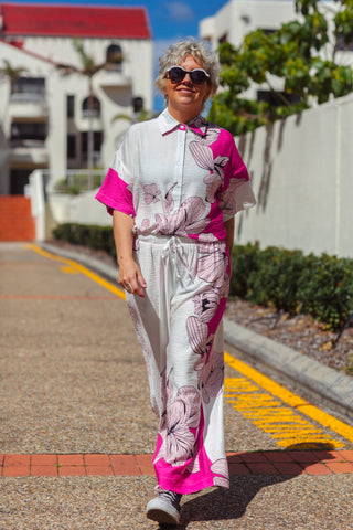 Classic Shirt - Pink Bloom