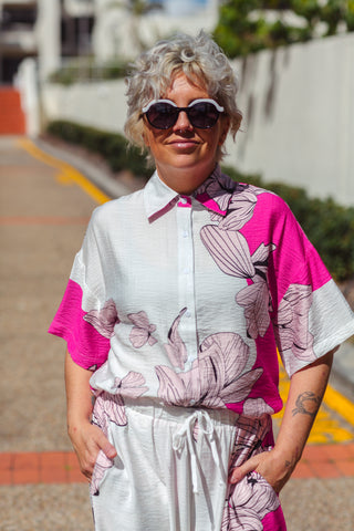 Classic Shirt - Pink Bloom