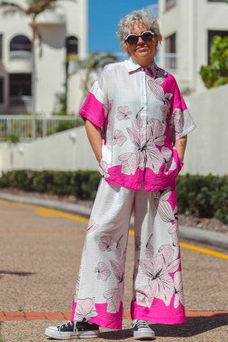 Classic Lounge Pants - Pink Bloom