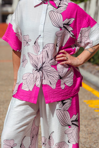 Classic Lounge Pants - Pink Bloom