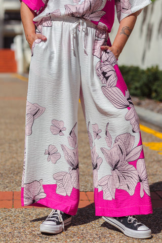 Classic Lounge Pants - Pink Bloom