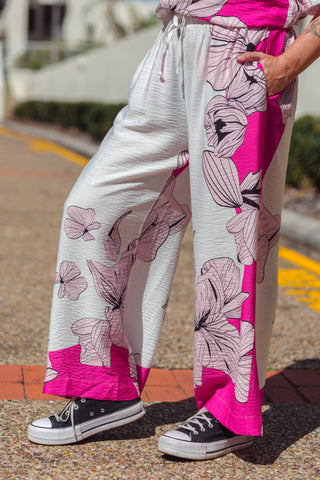 Classic Lounge Pants - Pink Bloom