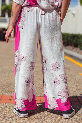Classic Lounge Pants - Pink Bloom