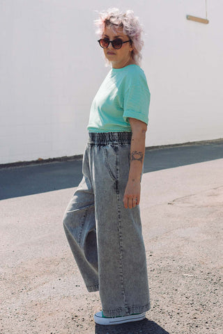 Coastal Stripe Tee - Green