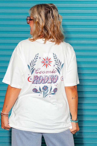 Cosmic Rodeo Tee - White