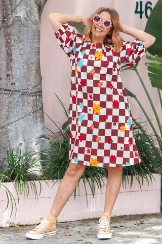 Daisy Shift Dress - Off White