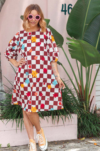 Daisy Shift Dress - Off White
