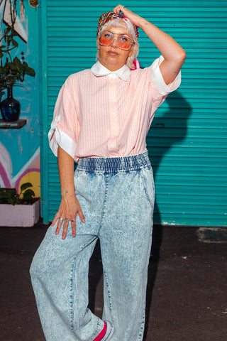 Dasha Shirt - Pink Stripe