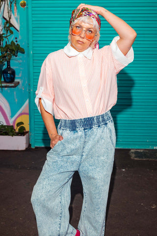 Dasha Shirt - Pink Stripe