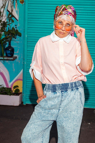 Dasha Shirt - Pink Stripe
