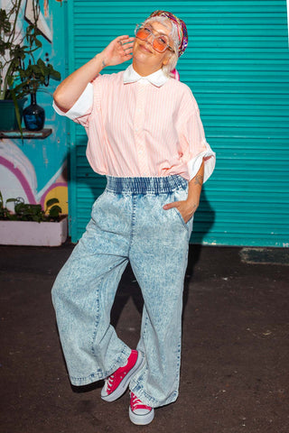 Dasha Shirt - Pink Stripe