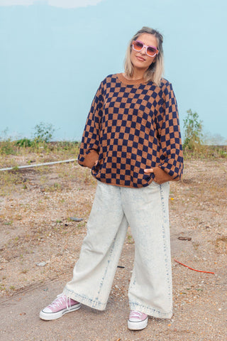 Delphi Jumper - Mocha Check