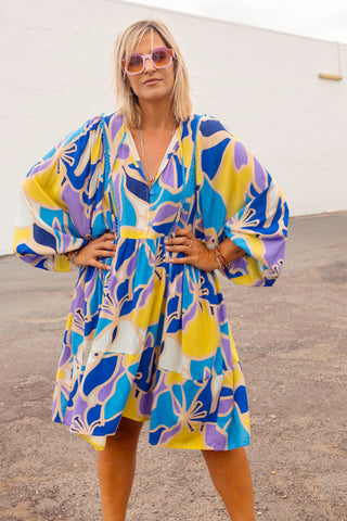 Eden Tunic - Blue Tropics