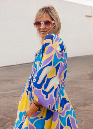 Eden Tunic - Blue Tropics