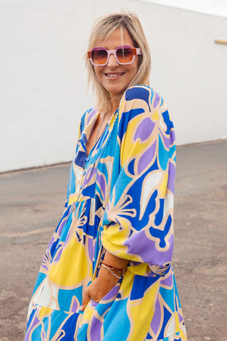 Eden Tunic - Blue Tropics