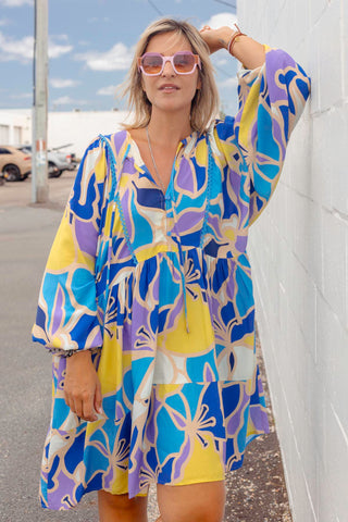 Eden Tunic - Blue Tropics