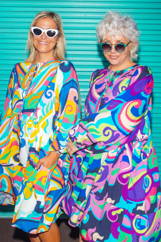 Eden Tunic - Flower Child Blue