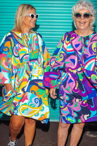 Eden Tunic - Flower Child Blue
