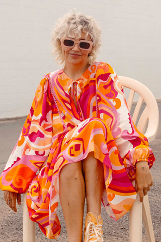 Eden Tunic - Flower Child Pink