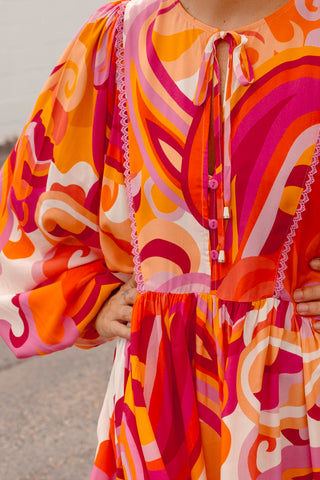 Eden Tunic - Flower Child Pink