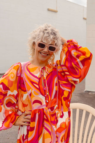 Eden Tunic - Flower Child Pink