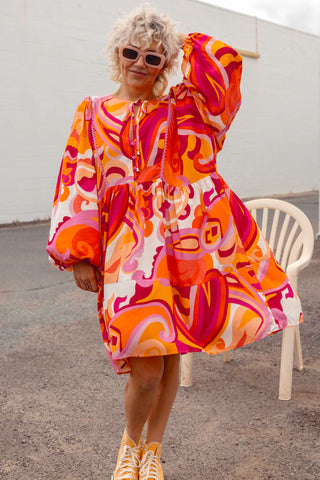 Eden Tunic - Flower Child Pink