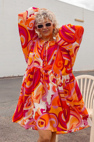 Eden Tunic - Flower Child Pink